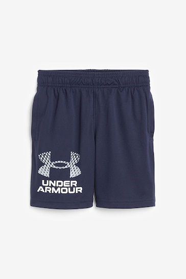 Under Armour Blue Tech Logo Shorts
