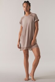 B by Ted Baker Mink Modal Tunics Top - Image 1 of 8