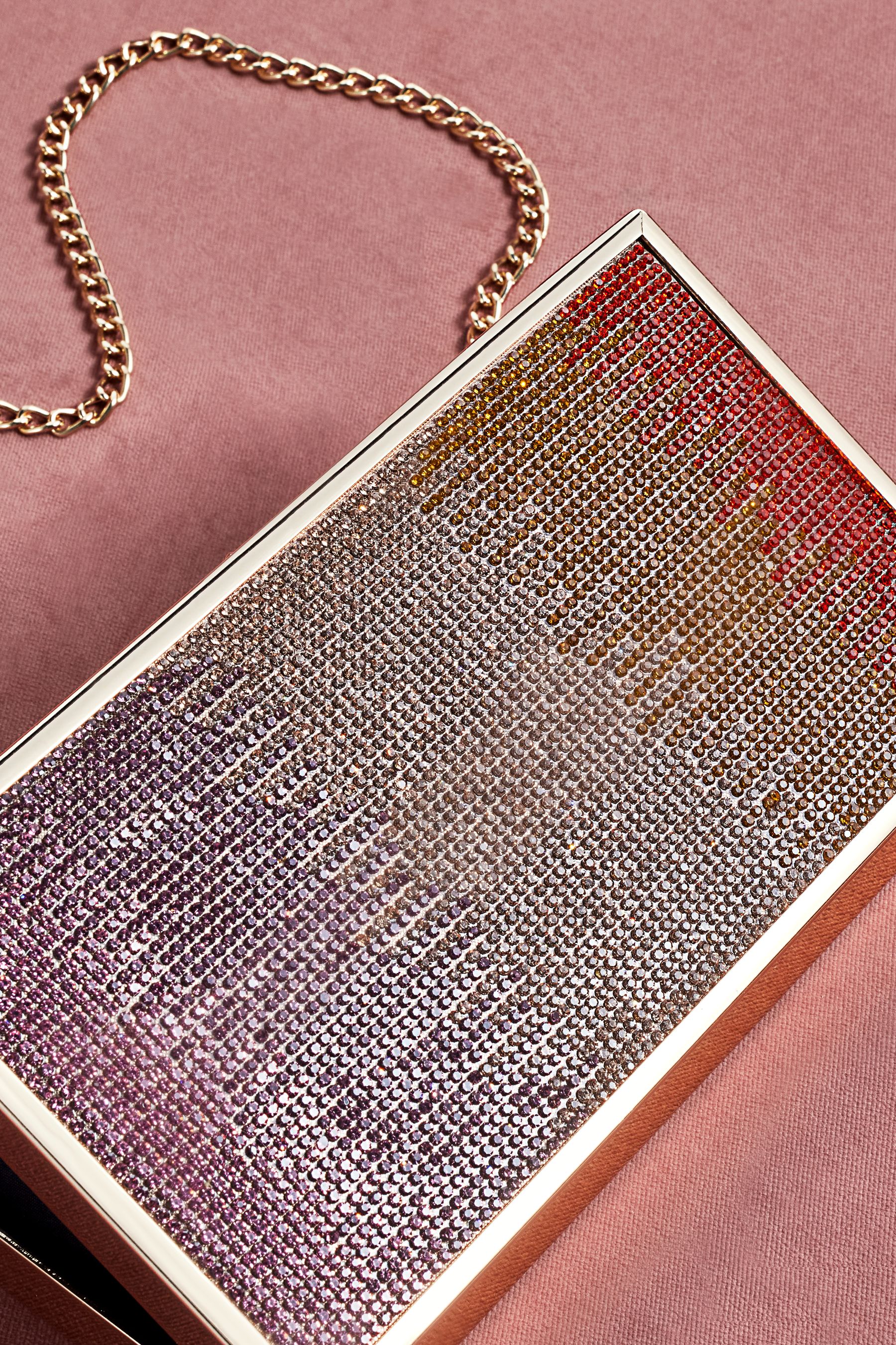 Ombre sale clutch bag