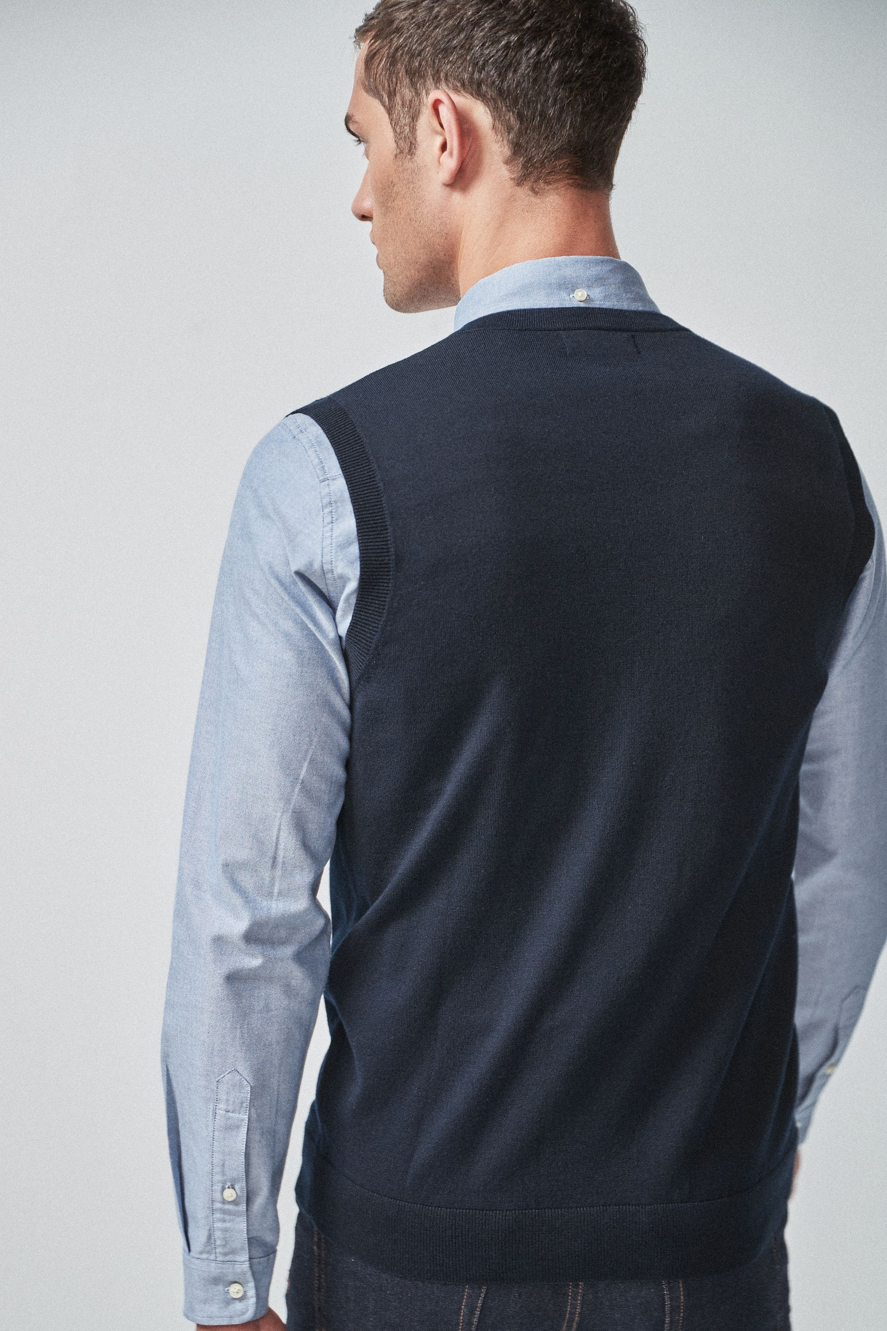 Sleeveless cardigan mens next store