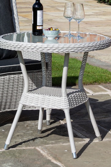 Rowlinson Grey Garden Prestbury Rattan Effect Bistro Set