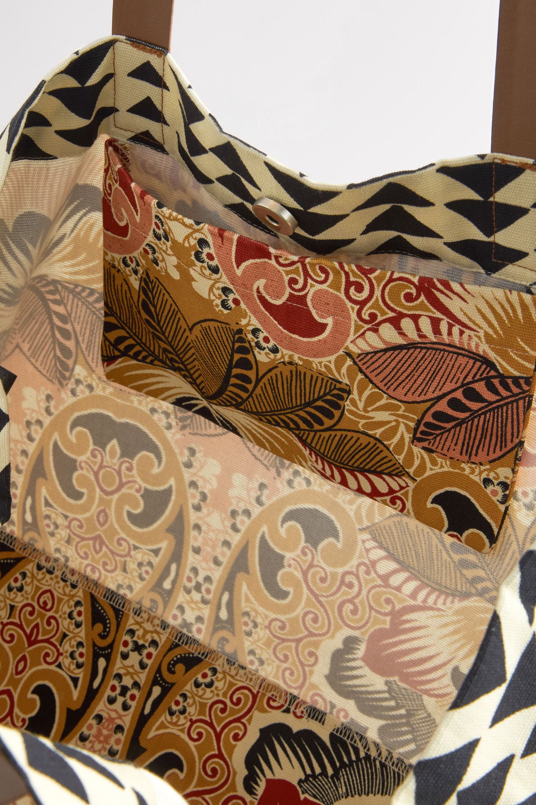 Paisley Print Beach Bag