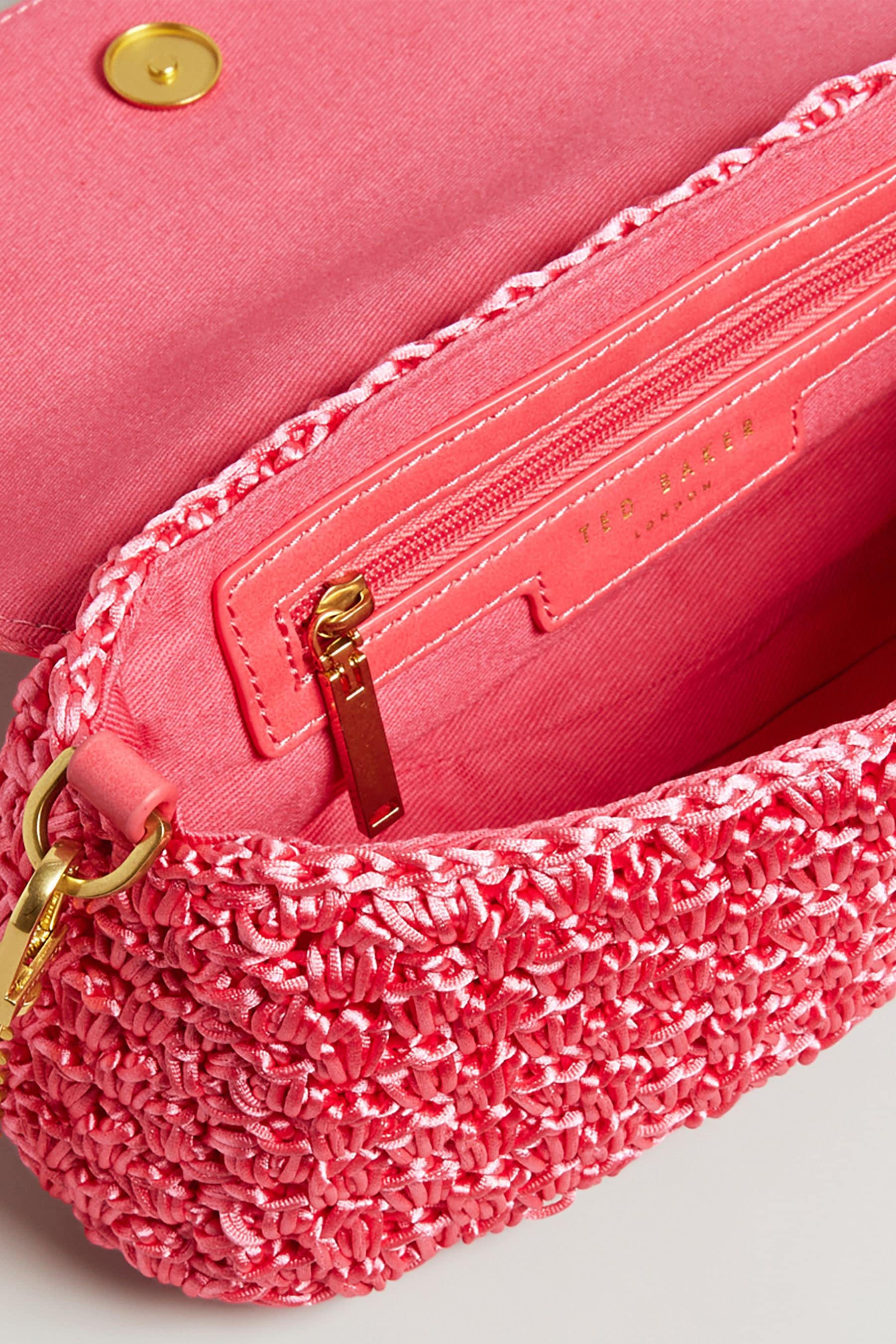 Ted baker pink satin bag best sale