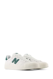 New Balance White Mens B100 Trainers - Image 5 of 12