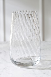 Clear Set of 4 Clear Anais Tumbler Glasses Set of 4 Tall Tumbler Glasses - Image 3 of 4