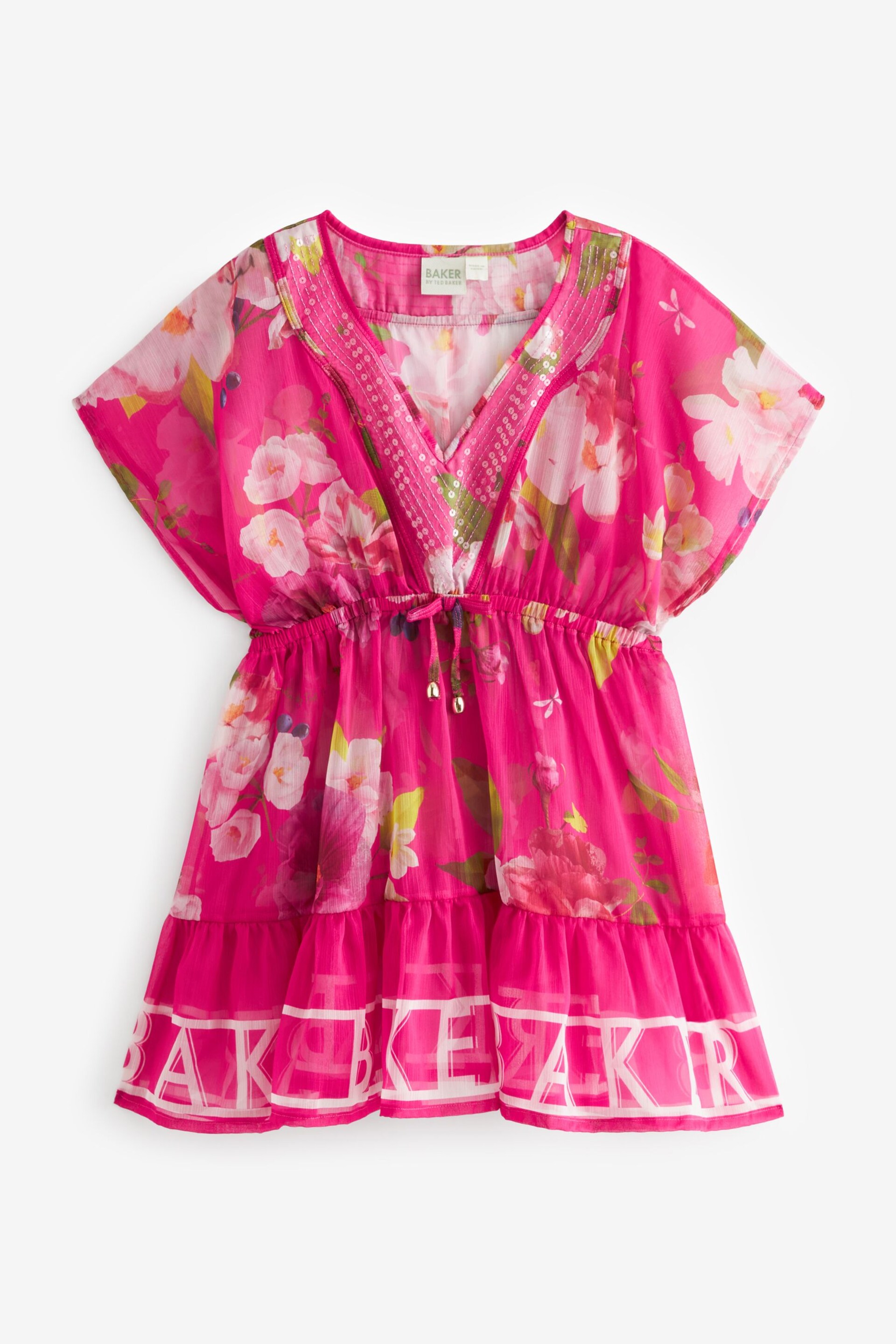 Baker by Ted Baker Floral Kaftan - Image 4 of 7