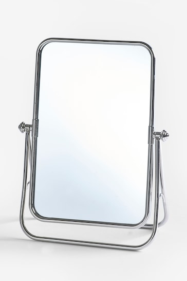 Chrome Rectangle Dressing Table Vanity Mirror
