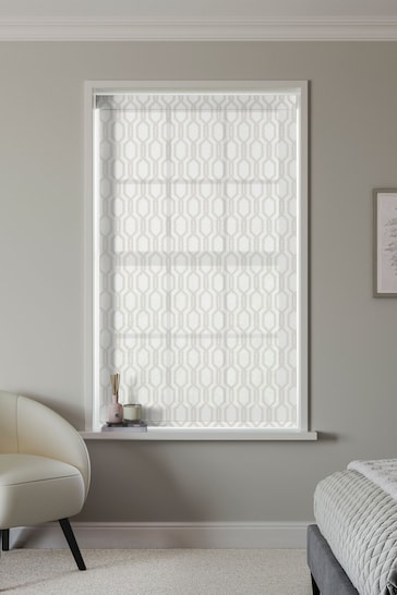 Ice White Calming Made to Measure Roller Blind