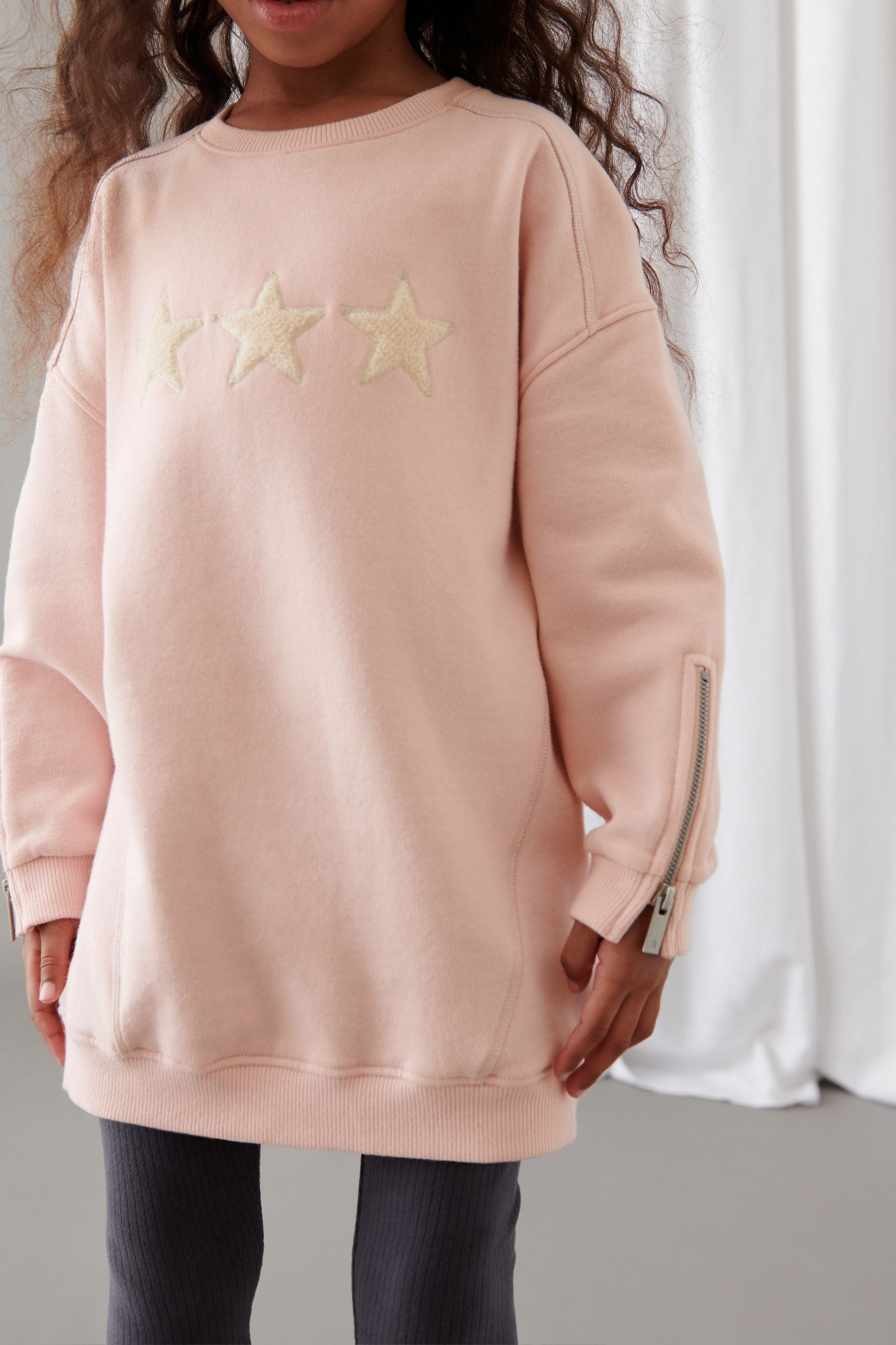Mint velvet top star sweatshirt