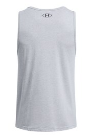 Under Armour Grey/Black Sportstyle Logo Vest - Image 4 of 4