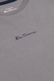 Ben Sherman Boys Blue Centre Script T-Shirt - Image 3 of 3