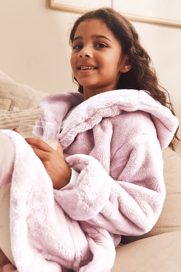 Pink Soft Touch Fleece Dressing Gown (9mths-16yrs)