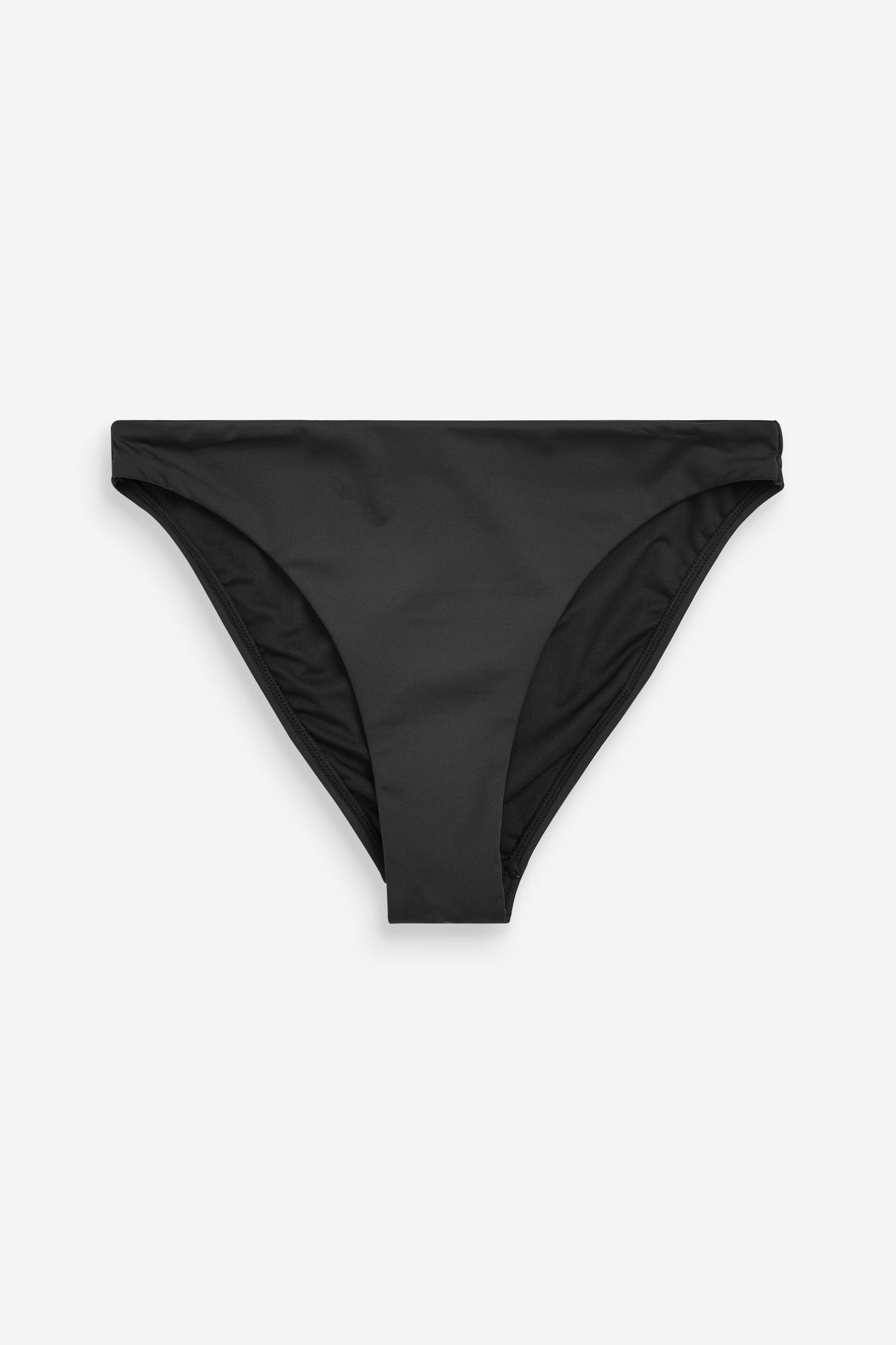 Mint Velvet Black Mid Rise Bikini Briefs - Image 4 of 6