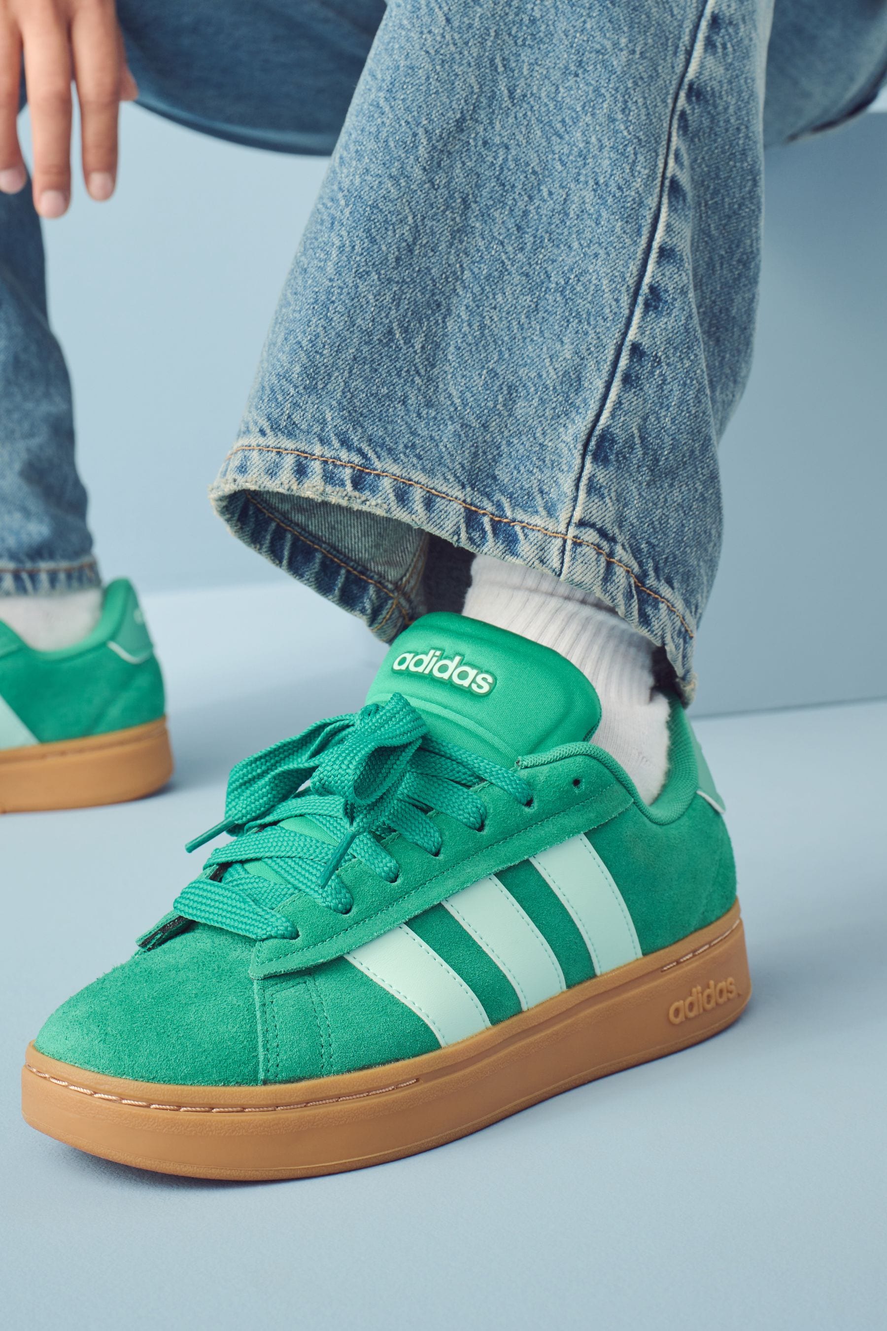 Buy adidas Green Haze Grand Court Alpha 00 s Trainers from Next Germany