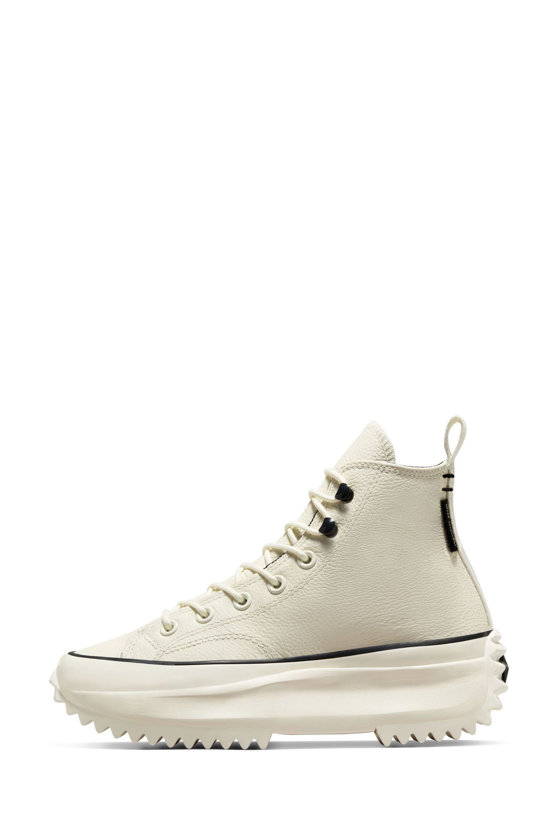 Converse Cream Leather Run Star Hike Trainers - Image 5 of 10