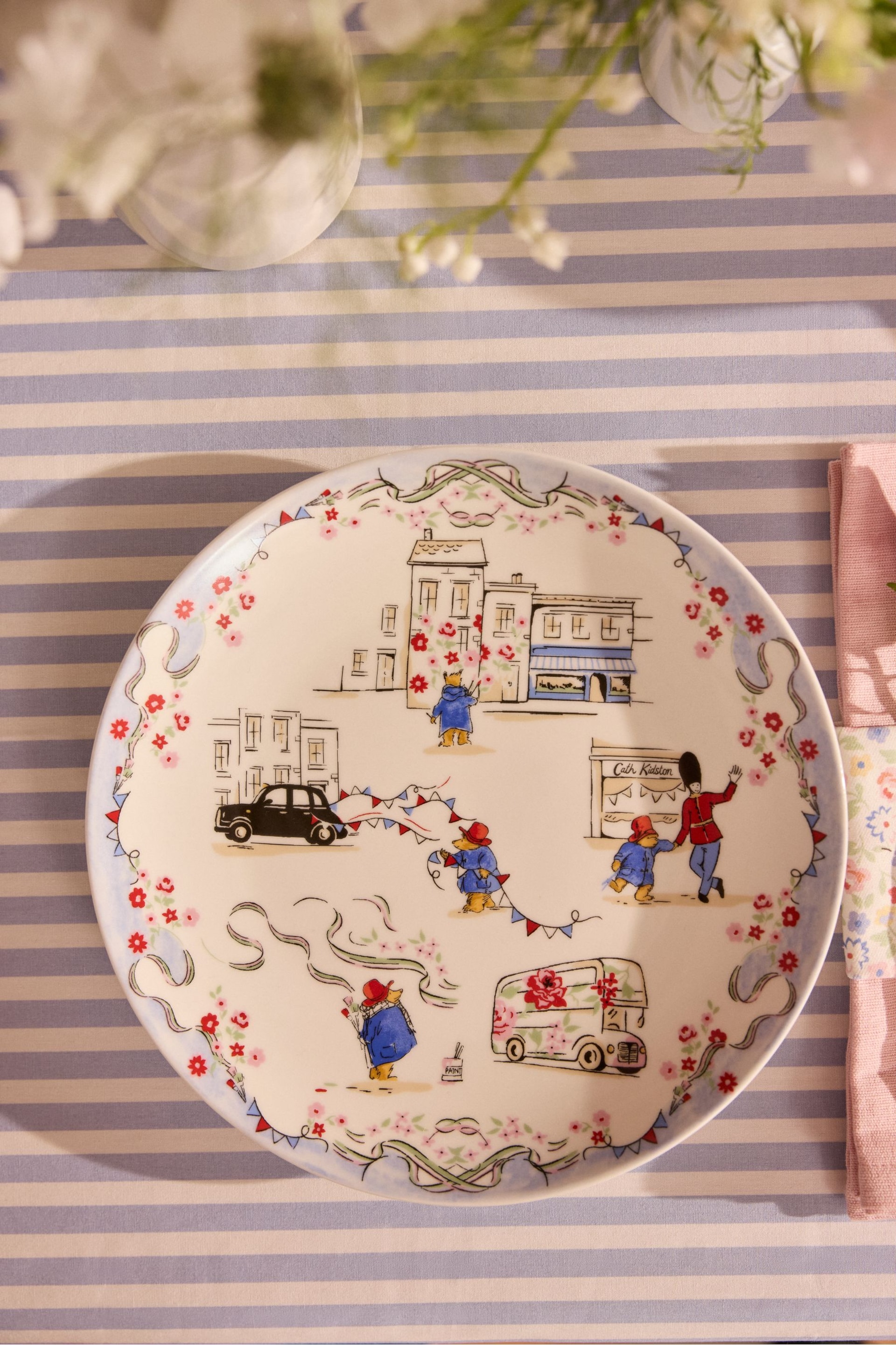 Cath Kidston Multi Paddington Goes to Town Side Plate - Image 1 of 15