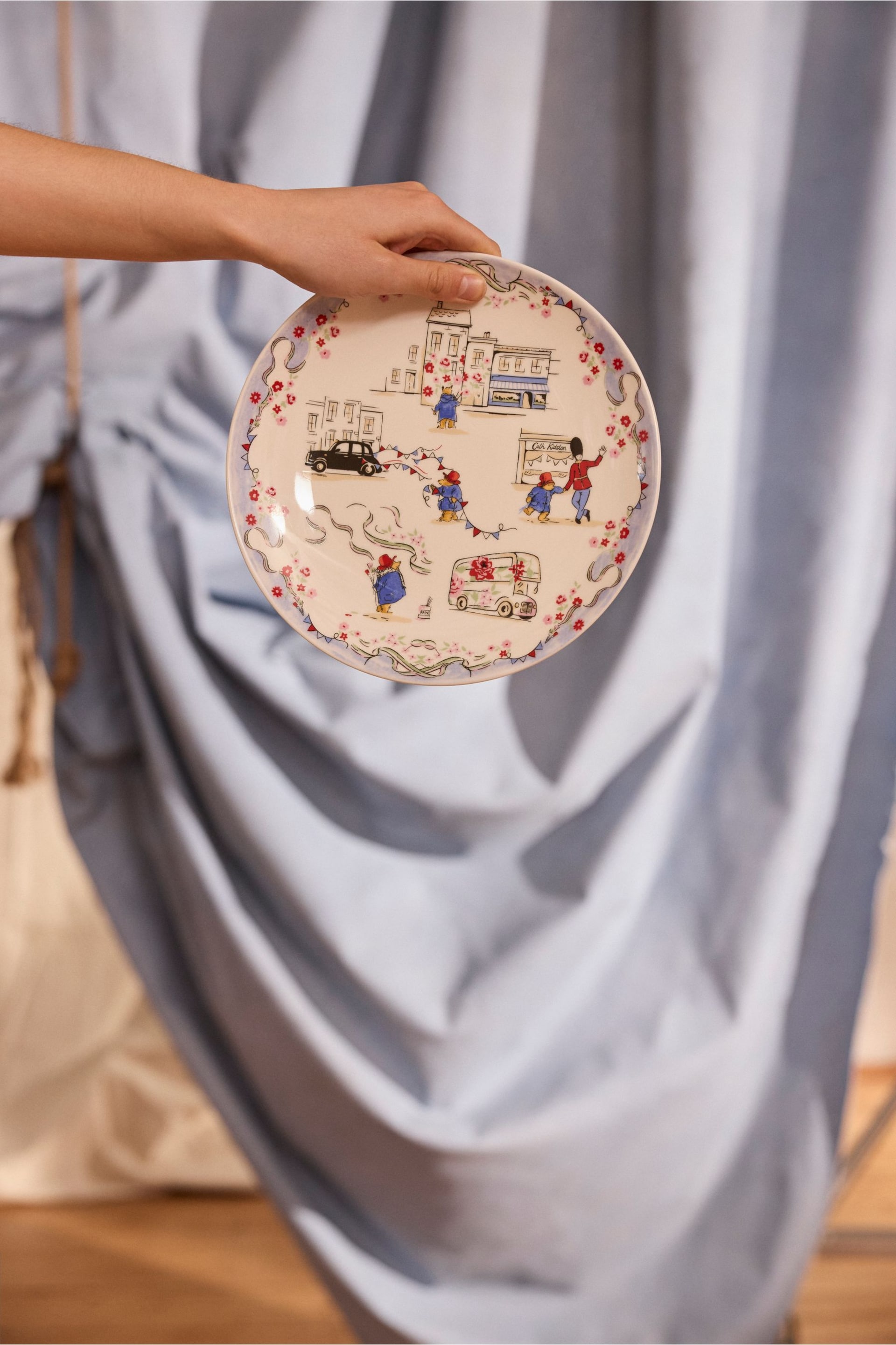 Cath Kidston Multi Paddington Goes to Town Side Plate - Image 12 of 15