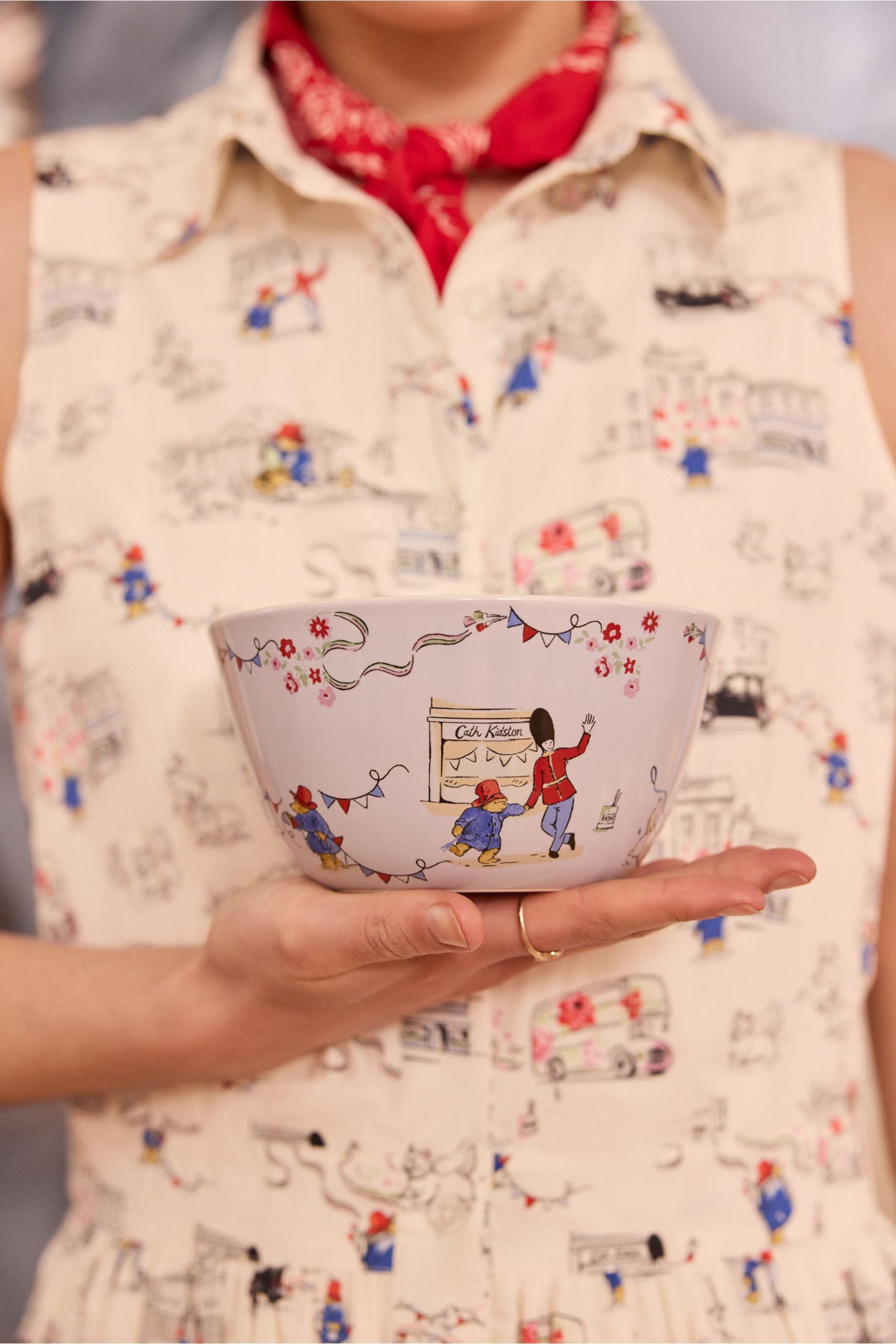 Cath Kidston Multi Paddington Goes to Town Side Plate - Image 7 of 15