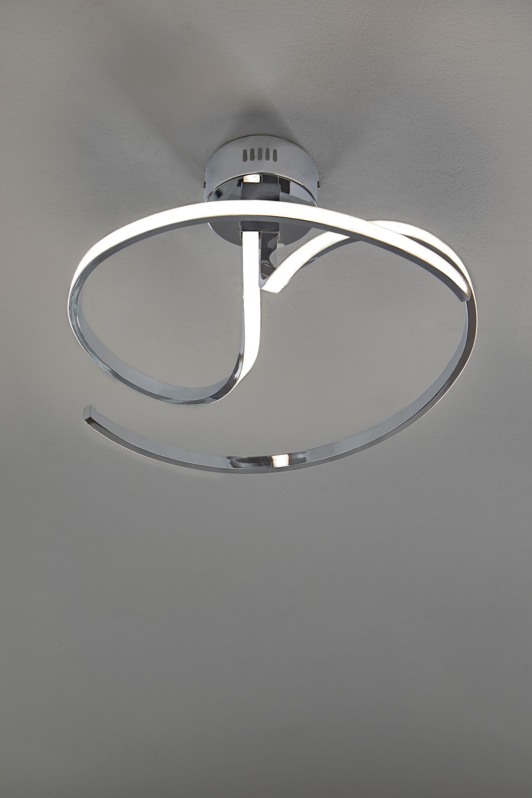 Sculptural led 3 arm flush fitting top