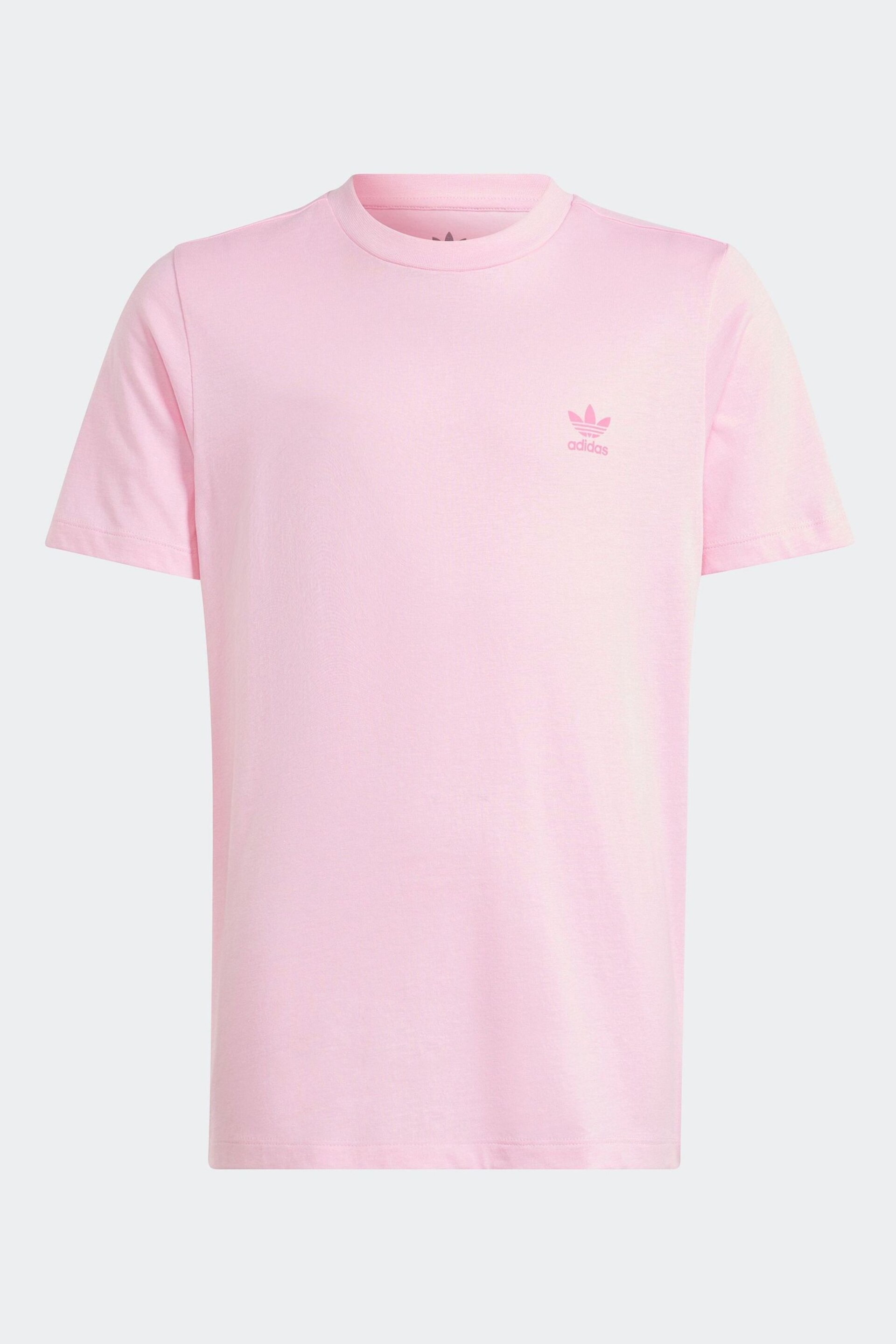 adidas Originals Light Pink Adicolor T-Shirt - Image 1 of 5