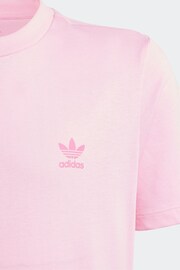 adidas Originals Light Pink Adicolor T-Shirt - Image 3 of 5