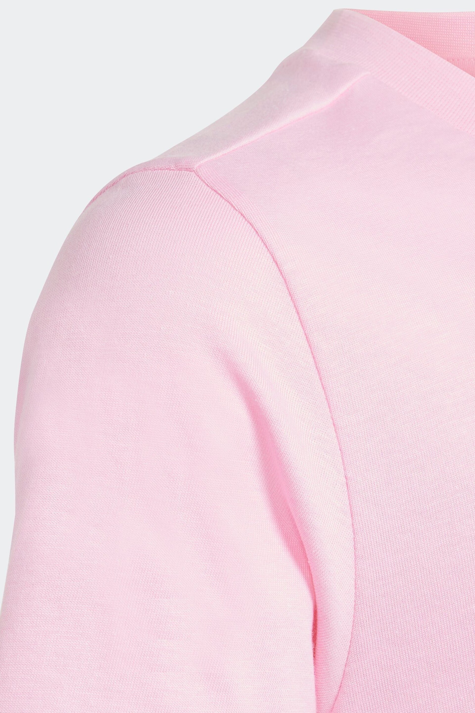 adidas Originals Light Pink Adicolor T-Shirt - Image 4 of 5
