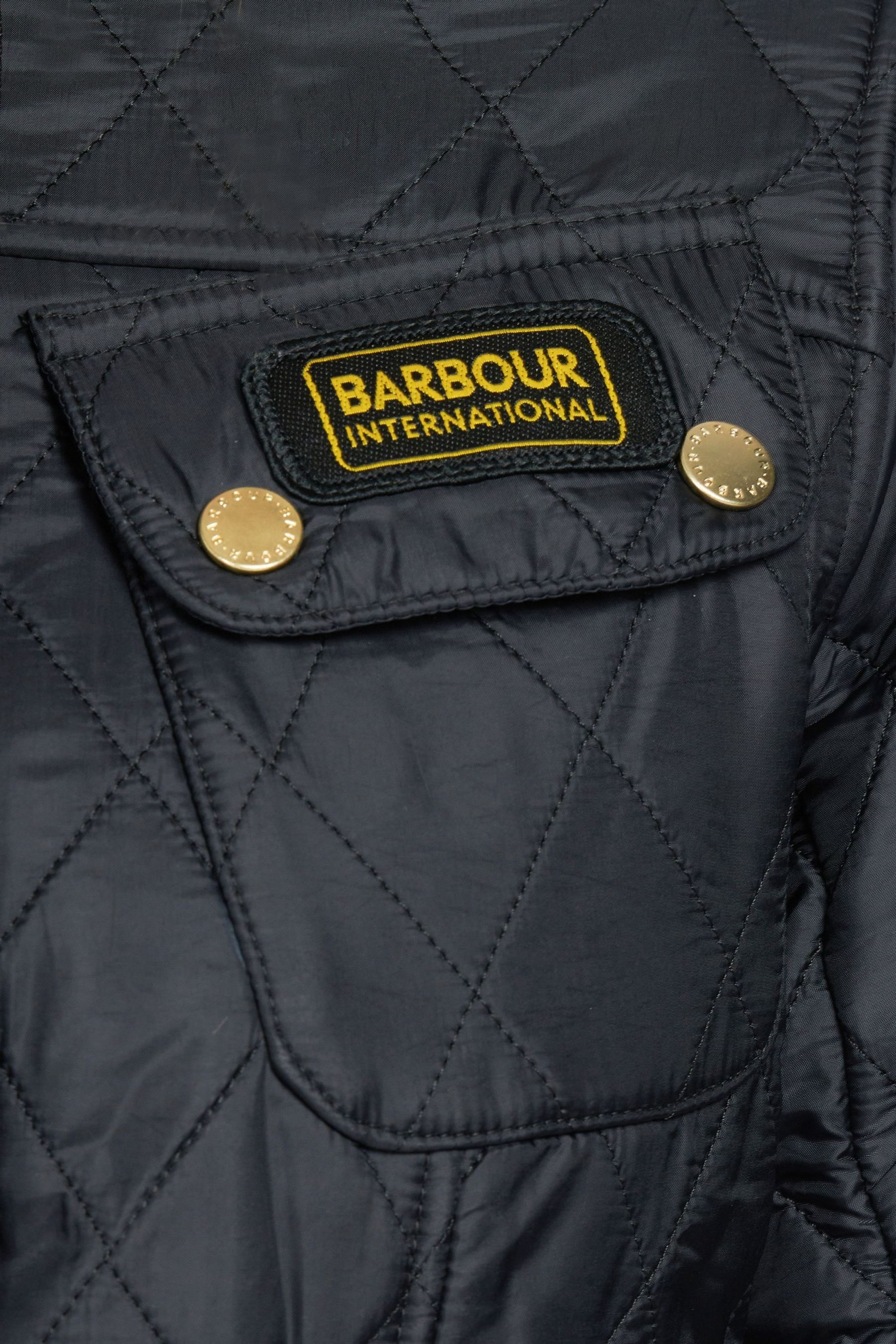Barbour leather new arrivals biker jacket