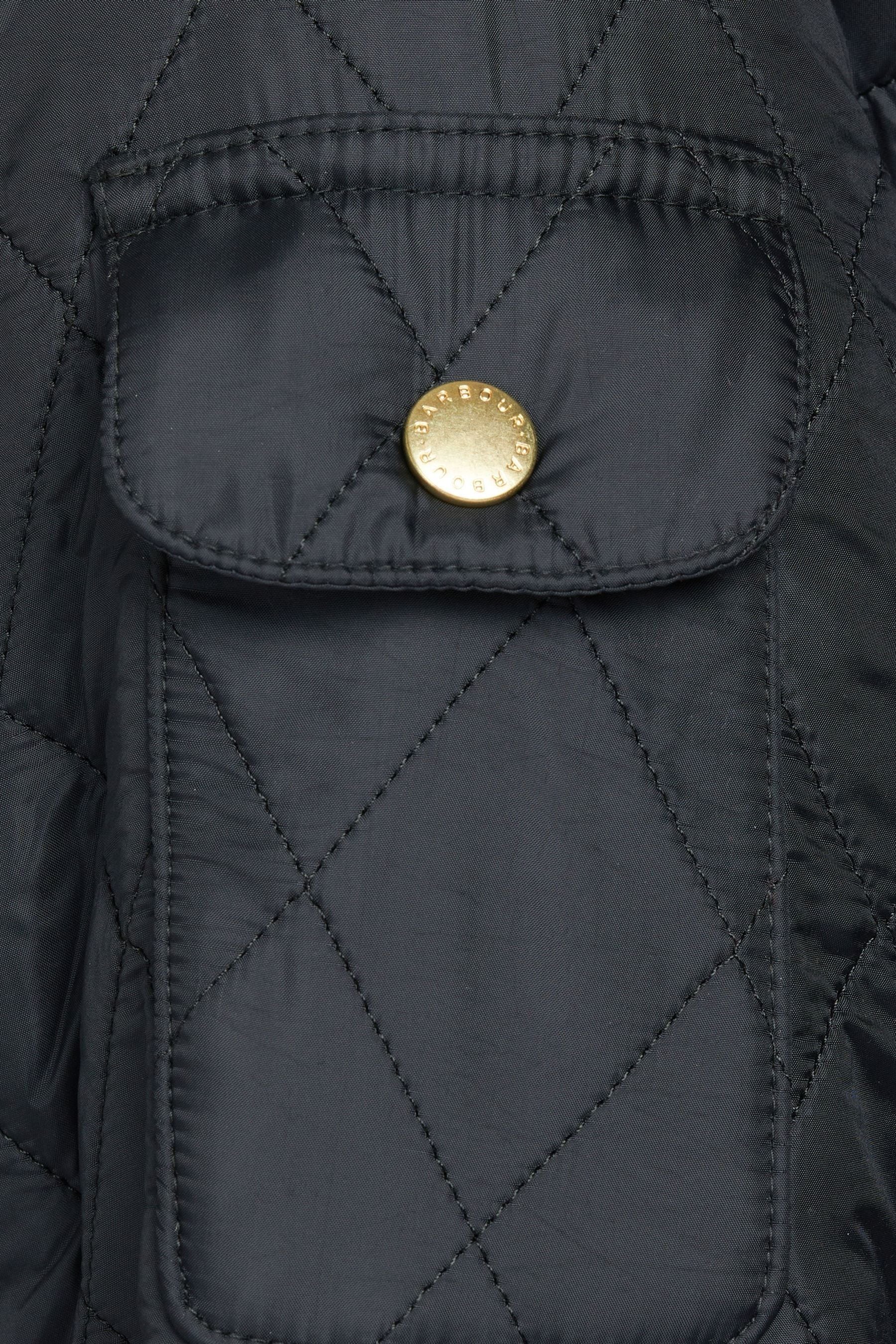 Barbour quilted discount biker jacket