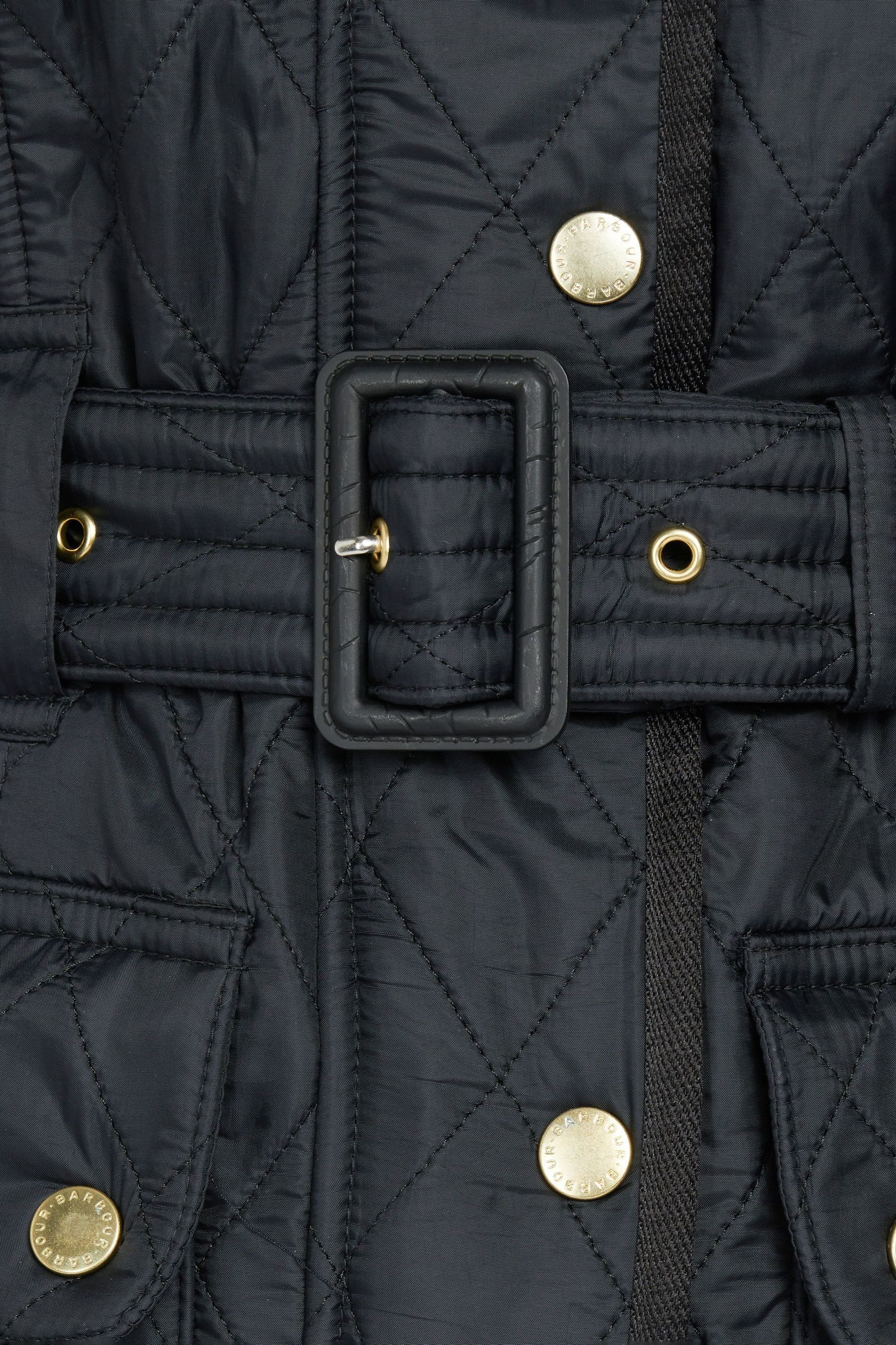 Buy Barbour International Black Waxed Iconic Biker Jacket from