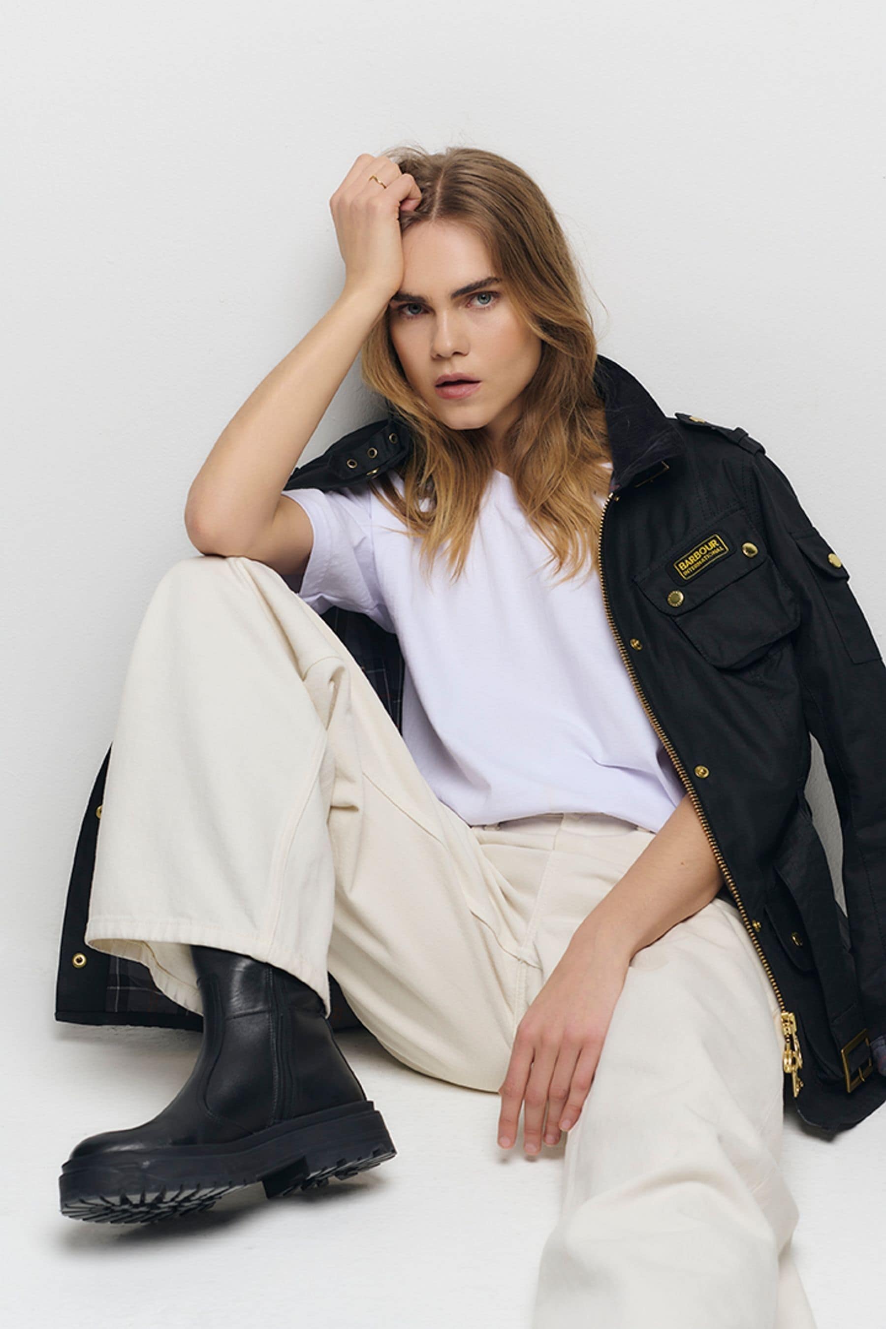 Ladies barbour style jacket shop