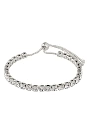 PILGRIM Silver Lucia Plated Crystal Bracelet - Image 1 of 3