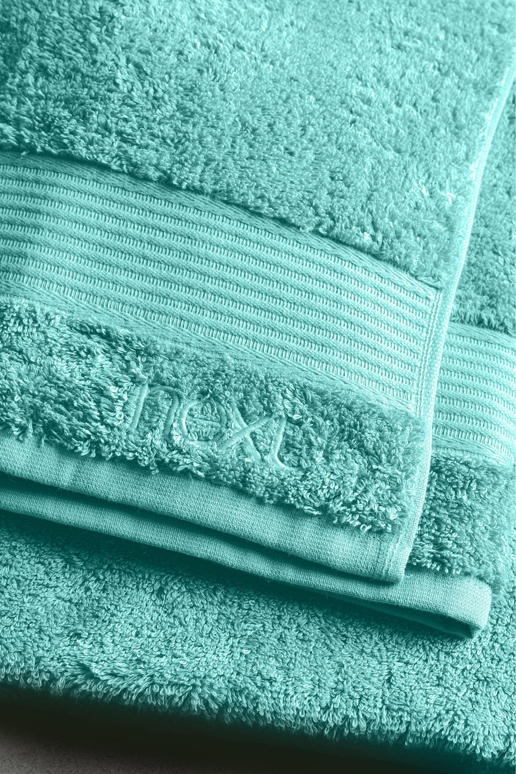 Bright Teal Blue Egyptian Cotton Towel