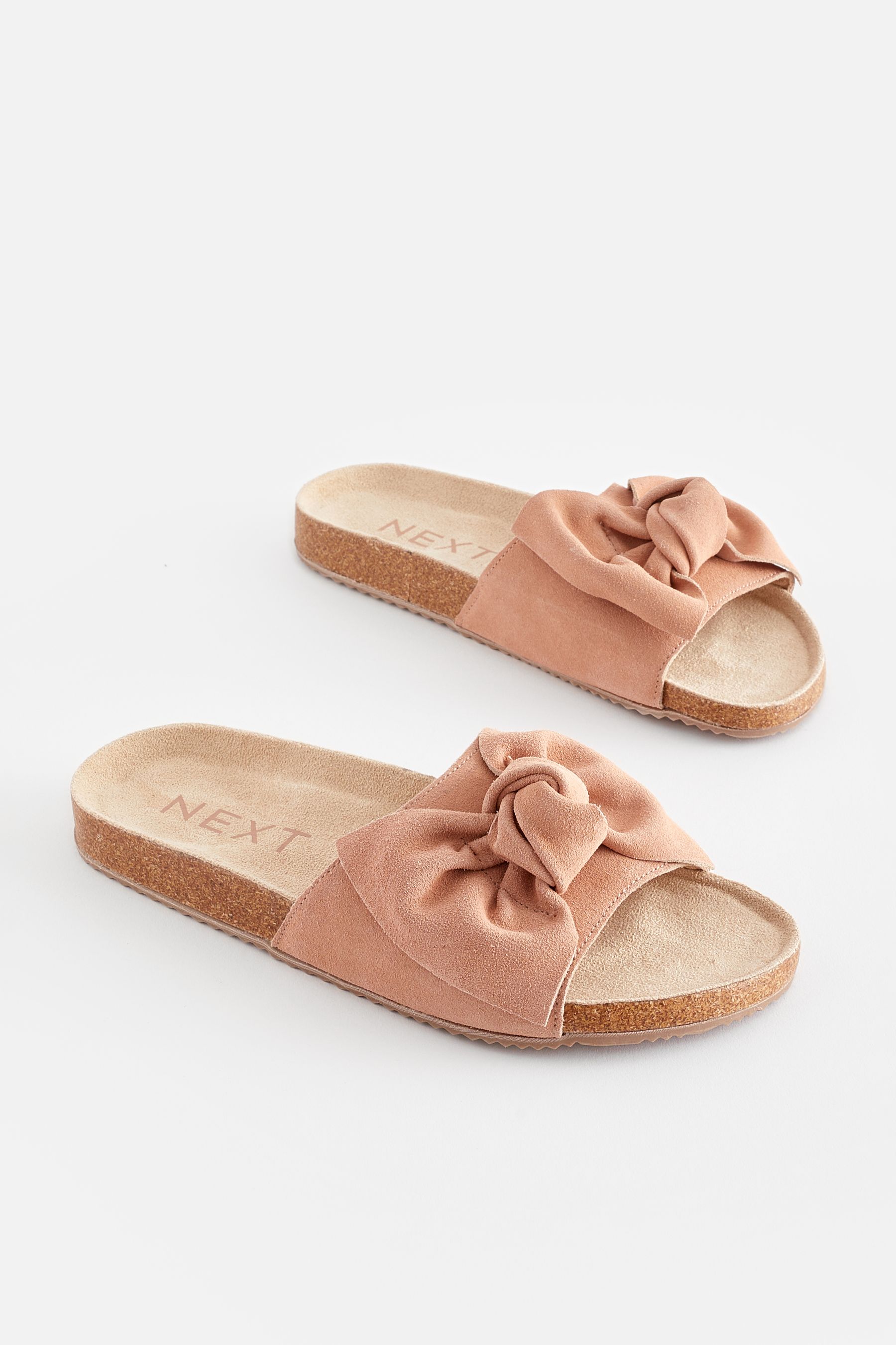 Womens bow sliders on sale