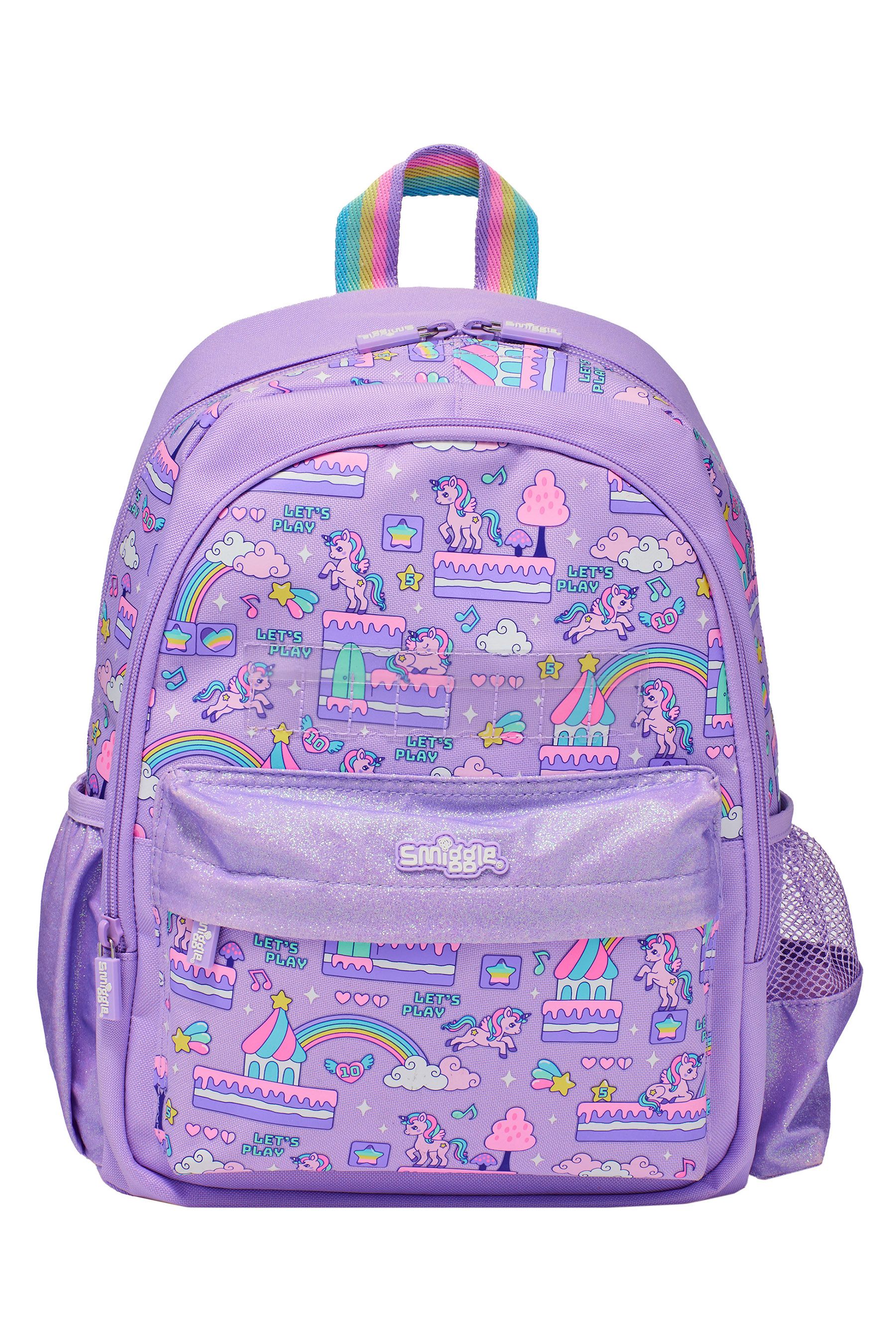 Buy Smiggle Purple Lets Play Junior ID Backpack from Next Malta