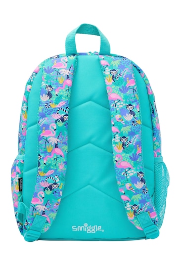 Smiggle Blue Wild Side Classic Attach Backpack