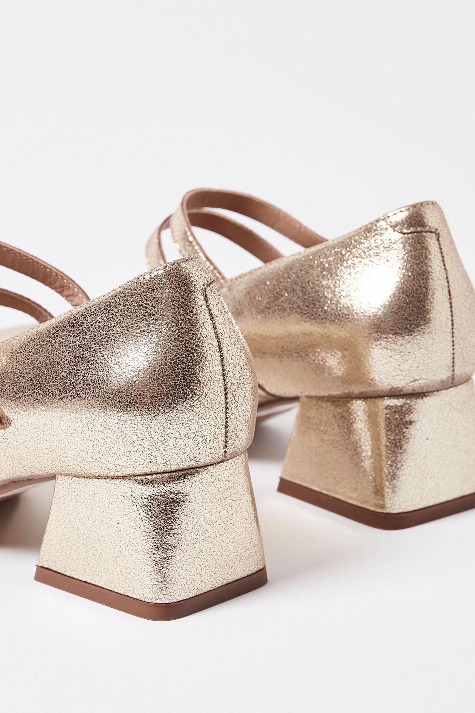 Rose gold outlet mary jane shoes