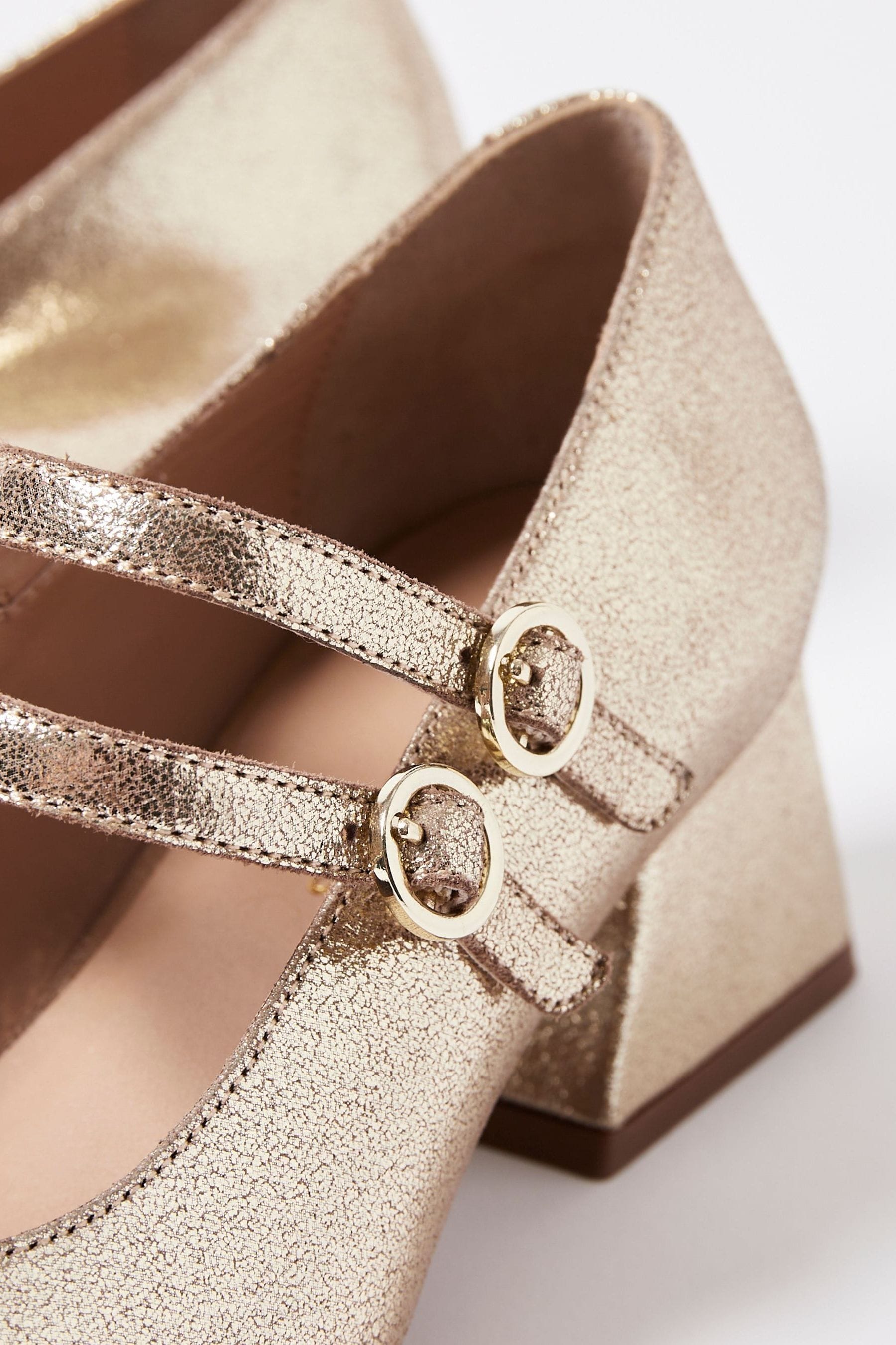 Metallic mary hotsell jane heels