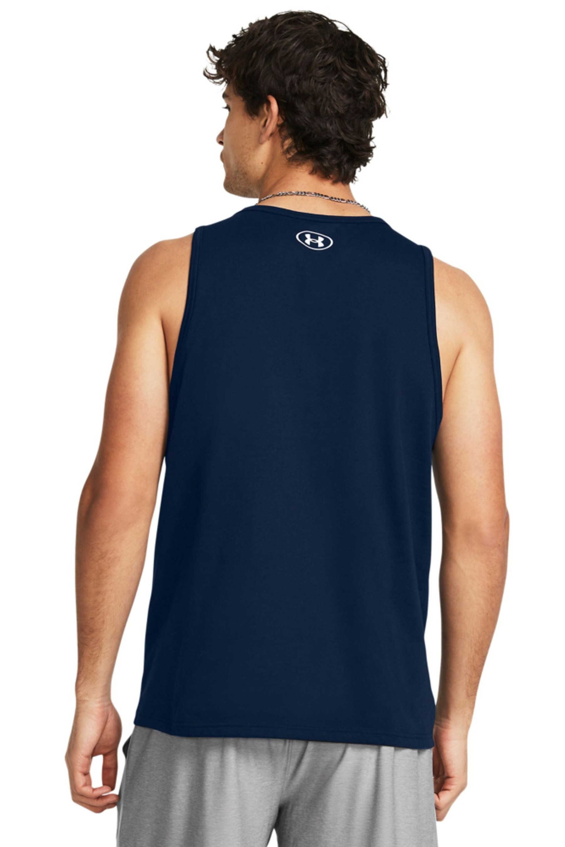 Under Armour Blue/White Sportstyle Logo Vest - Image 2 of 4