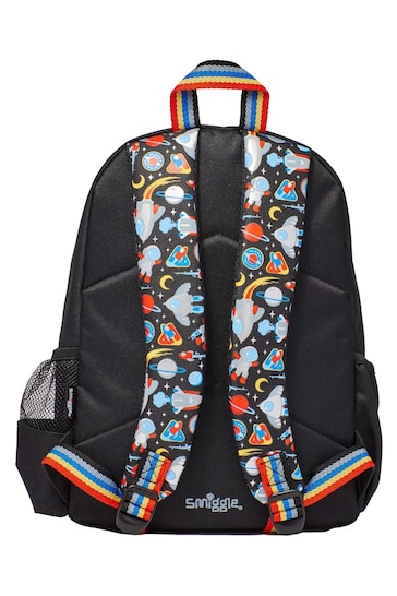 Smiggle Black Lets Play Junior Character Backpack