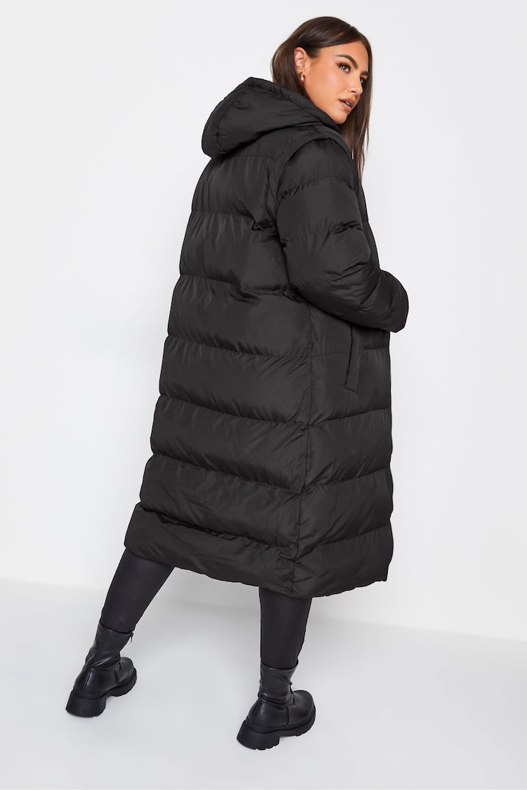 Yours Curve Black 2 In 1 Padded Puffer Coat - Image 2 of 4