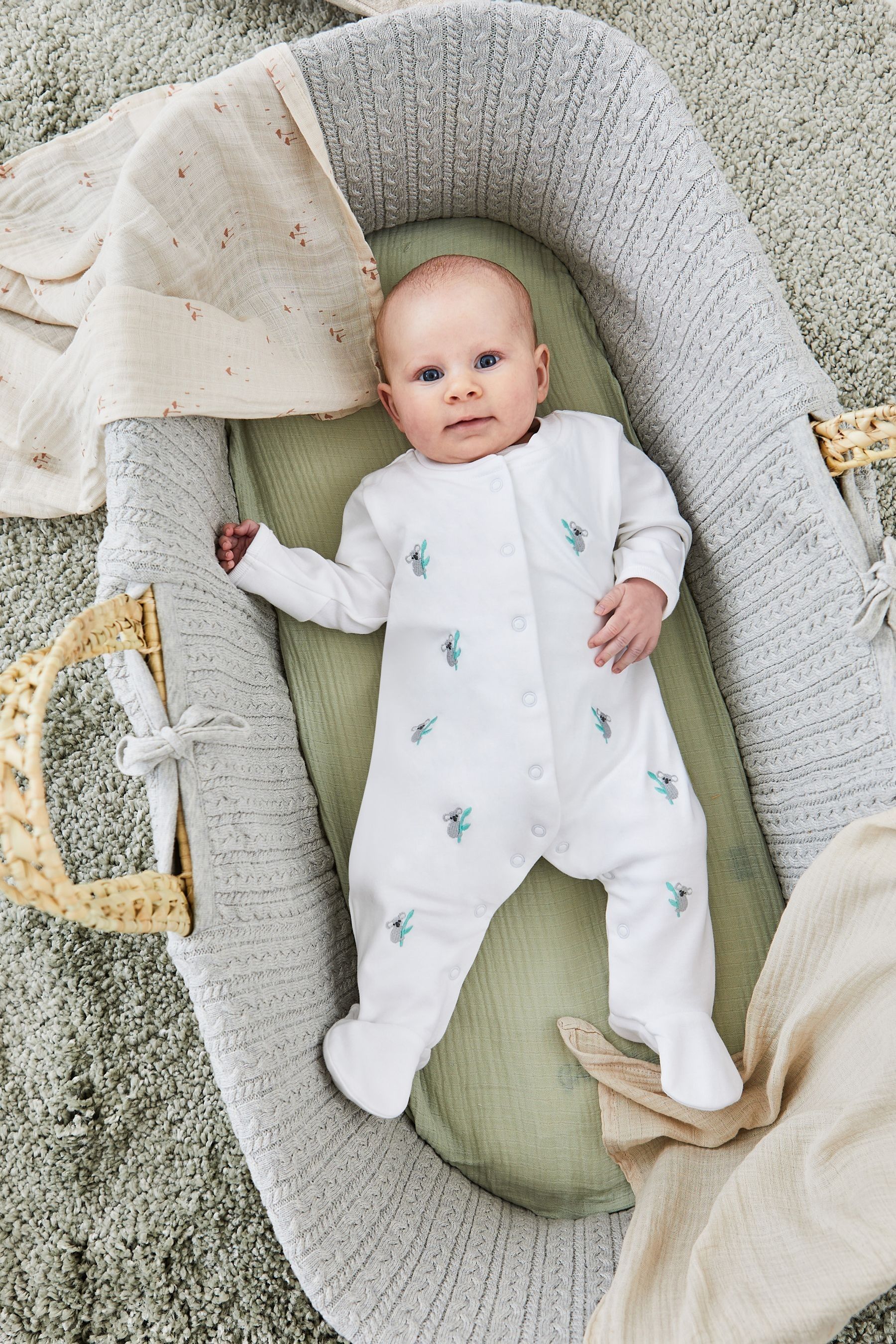 Acheter Dors bien bebe JoJo Maman Bebe en coton brode from Next Luxembourg
