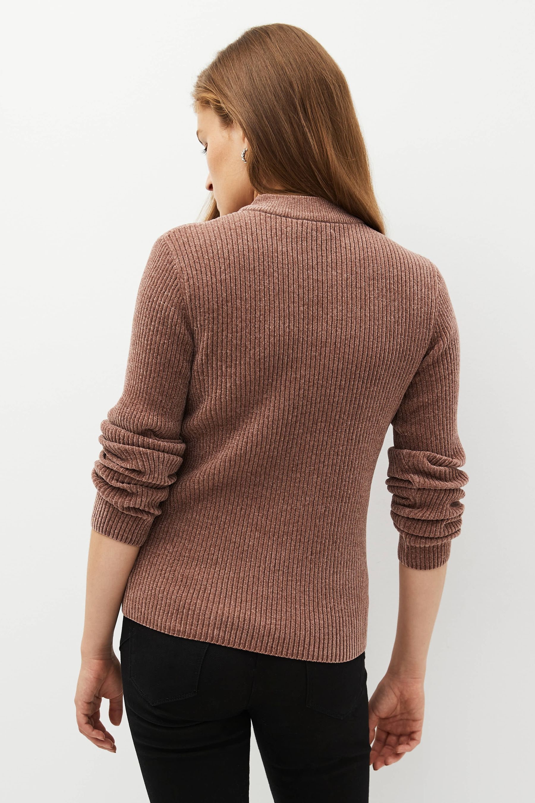 Buy Fred Perry Pink Chenille Rib Jumper from Next Lithuania