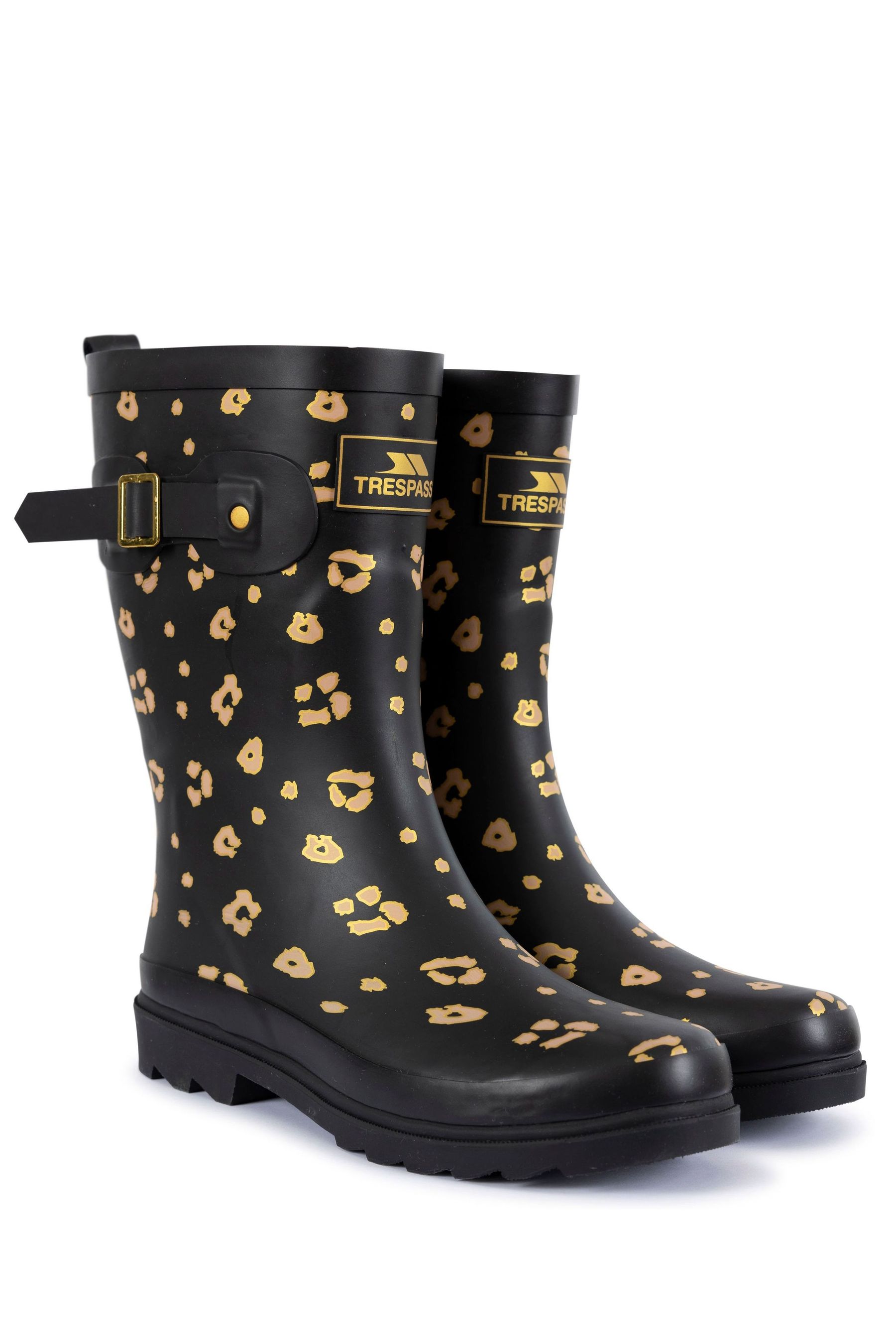 Buy Trespass Celeste Animal Print Wellie Boots from Next USA
