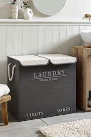 Grey Country Sorter Laundry Basket Sorter Laundry Sorter - Image 1 of 5