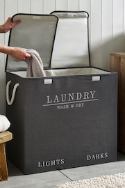 Grey Country Sorter Laundry Basket Sorter Laundry Sorter - Image 2 of 5