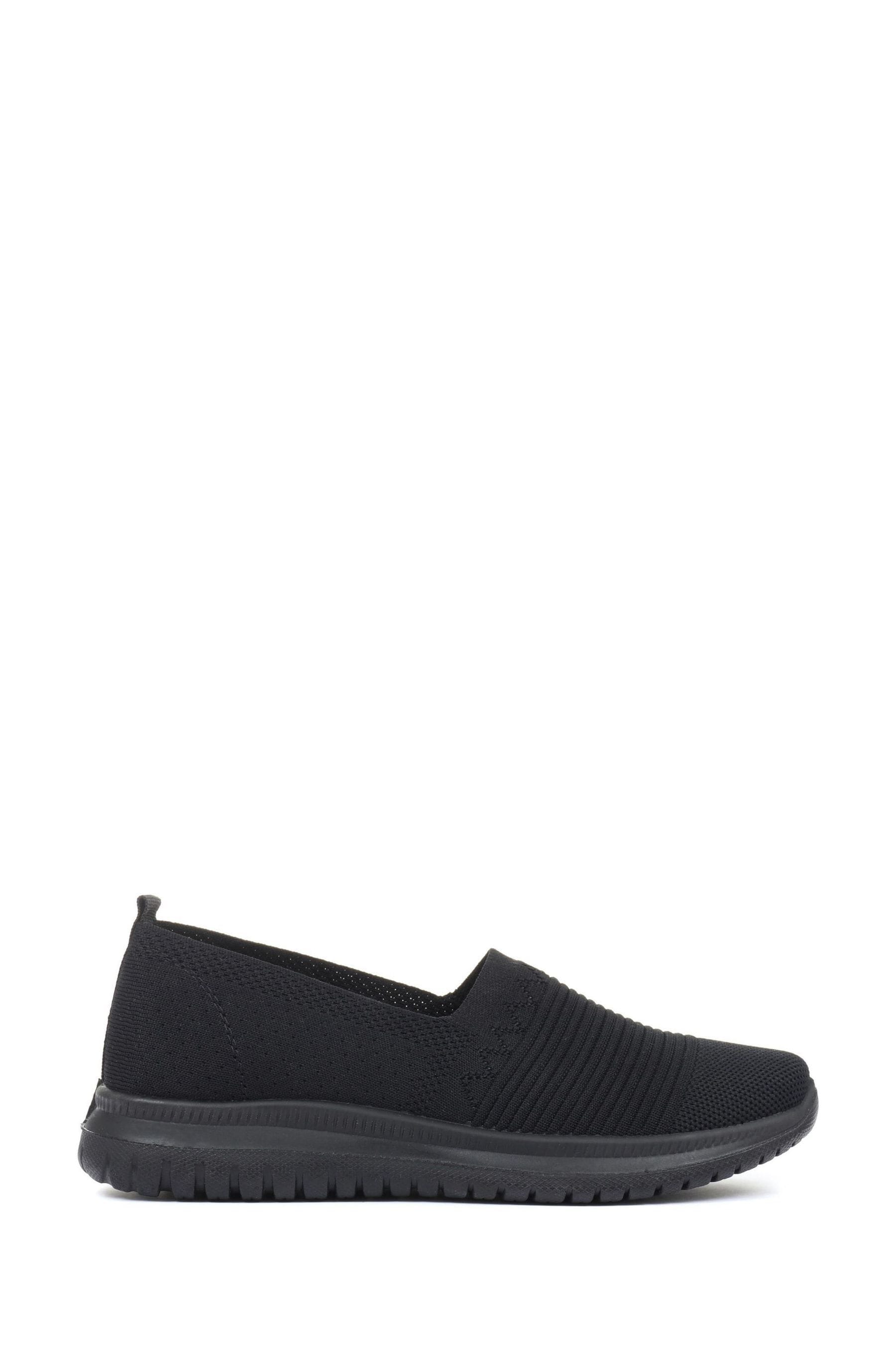 Buy Pavers Black Ladies Lightweight Slip On Trainers from Next Luxembourg