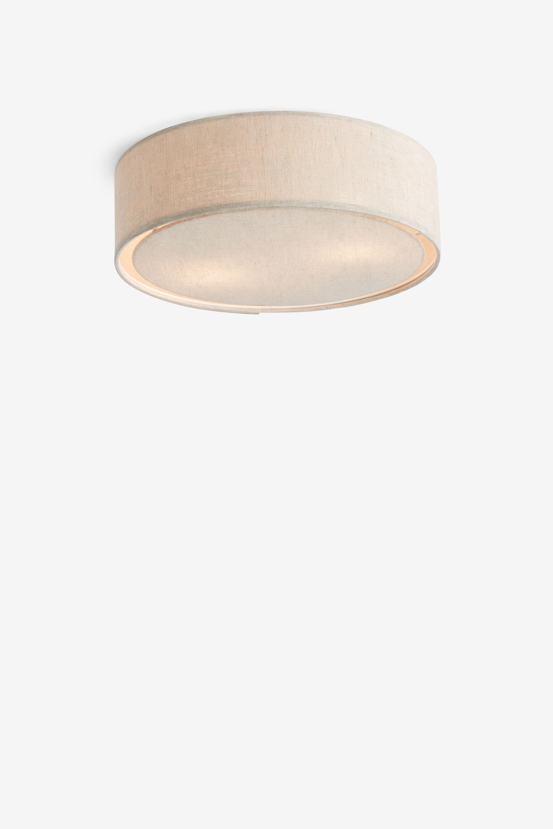 Buy Oatmeal Malvern 2 Light Flush Ceiling Light from the Next UK
