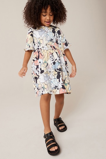 Moncler Enfant two-hone hooded dress Short Sleeve Jersey Dress (3-16yrs)