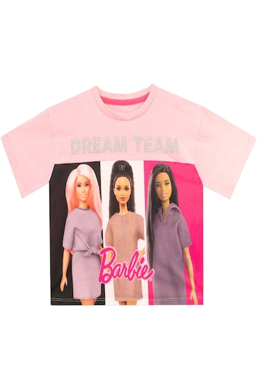 Character Pink Barbie Girls Short Pyjamas