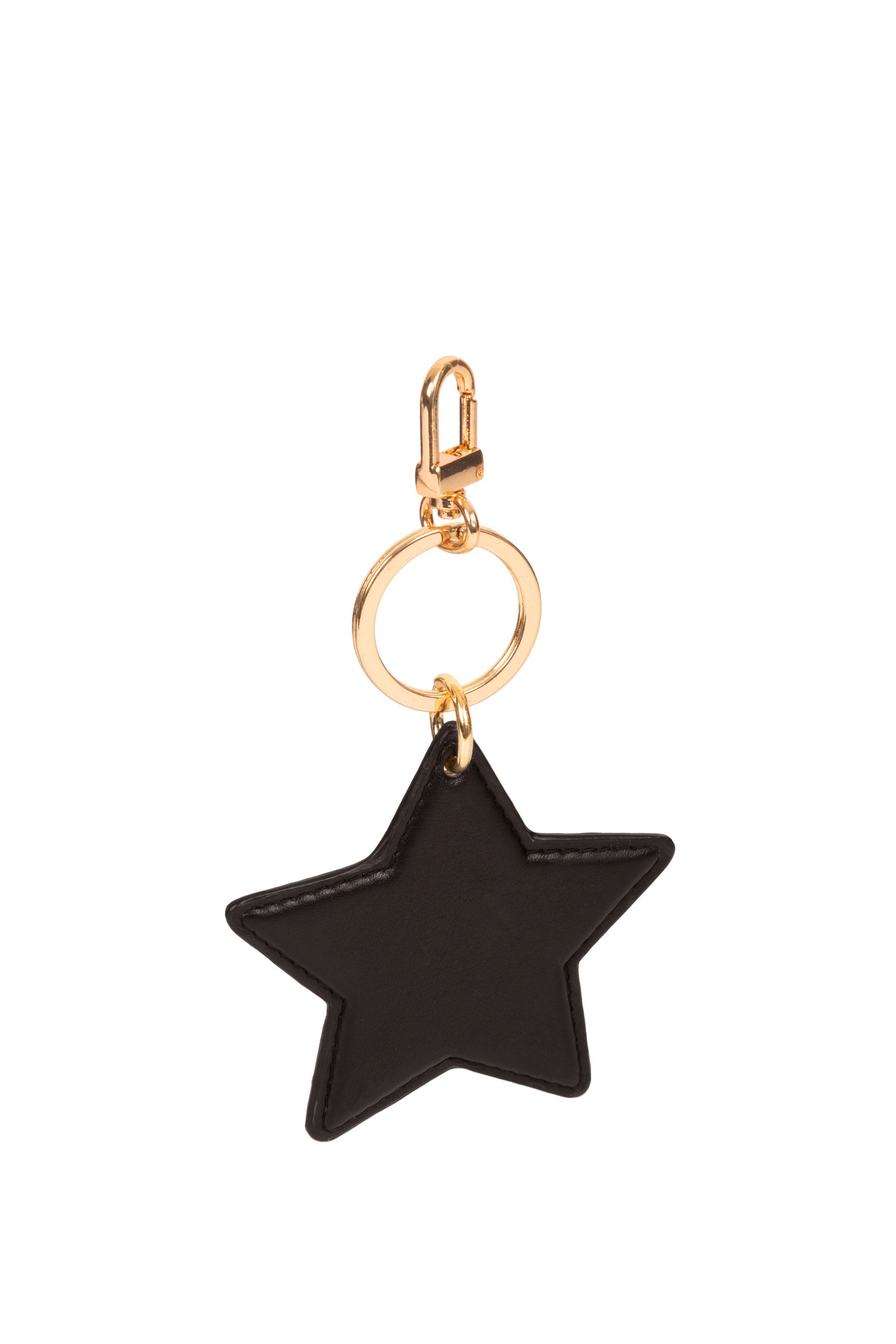Leather star keychain shop